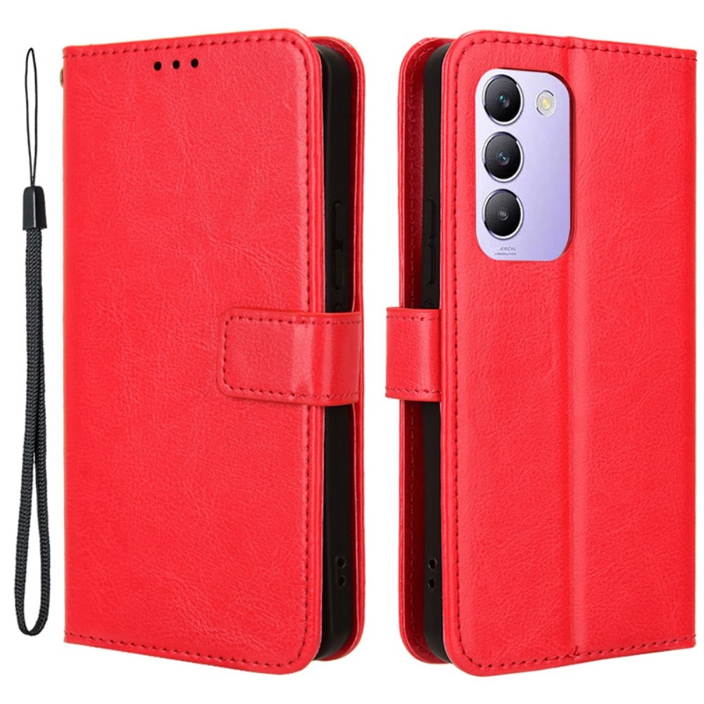 Őrült könyv tok a Vivo V40 SE 4G/5G-hez - piros