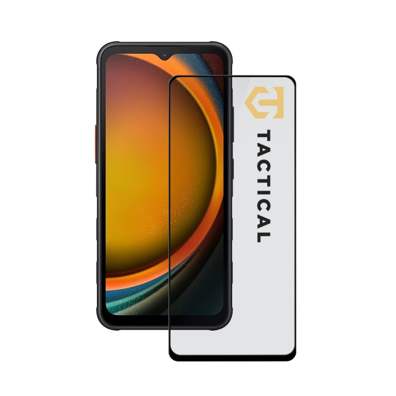 Taktikai üvegpajzs 5D üveg Samsung Galaxy Xcover 7 Fekete