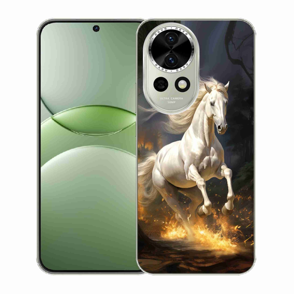 Gél borító mmCase a Huawei Nova 13 5G - fehér ló 2