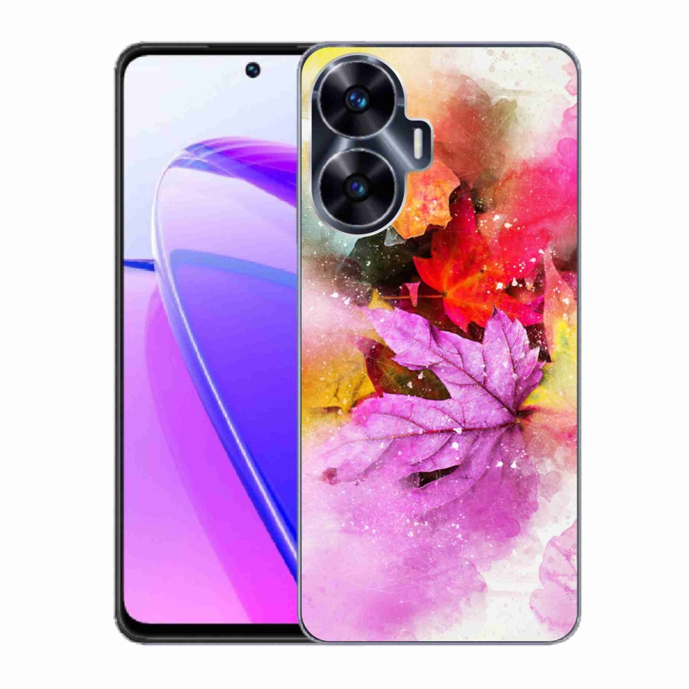 Gél borító mmCase a Realme C55 készülékhez - színes lapok