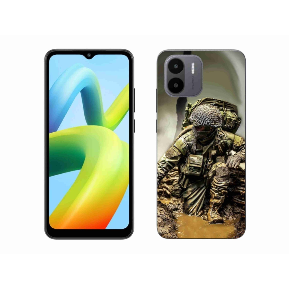Gél borítás mmCase a Xiaomi Redmi A1/Redmi A2 - katonákhoz