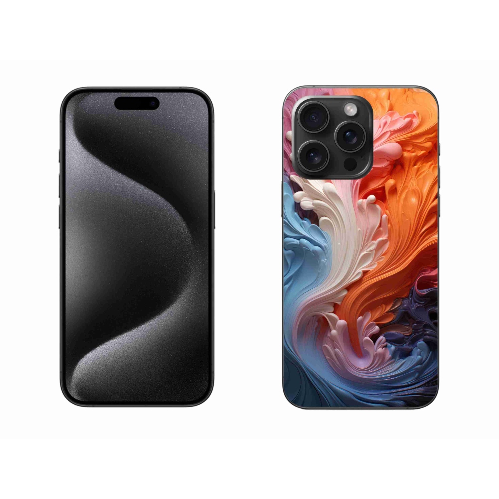 Gél borítás mmCase iPhone 15 Pro Max készülékhez - absztrakt motívum 8