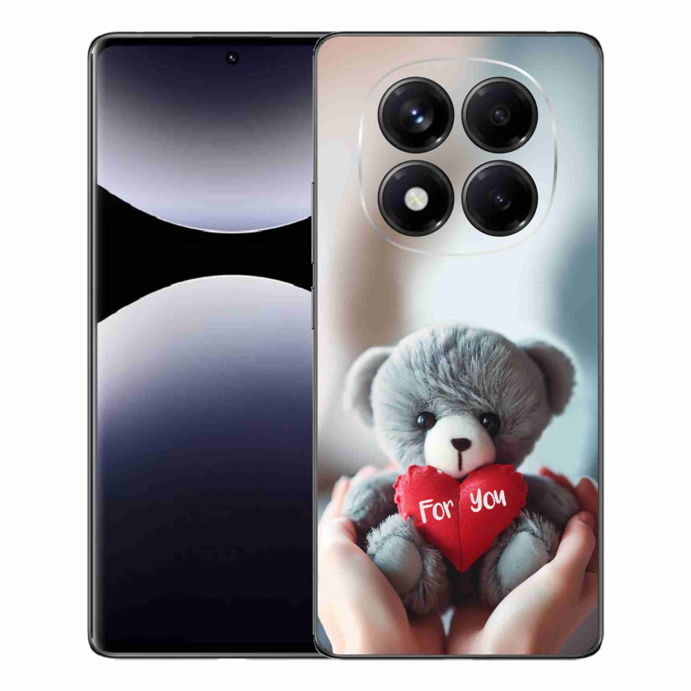 Gél borítás mmCase a Xiaomi Redmi Note 14 Pro számára - mackó a szerelmesek számára