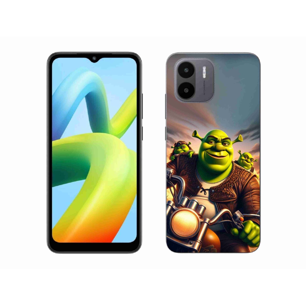 Gél borítás mmCase a Xiaomi Redmi A1-hez - Shrek egy motorkerékpáron