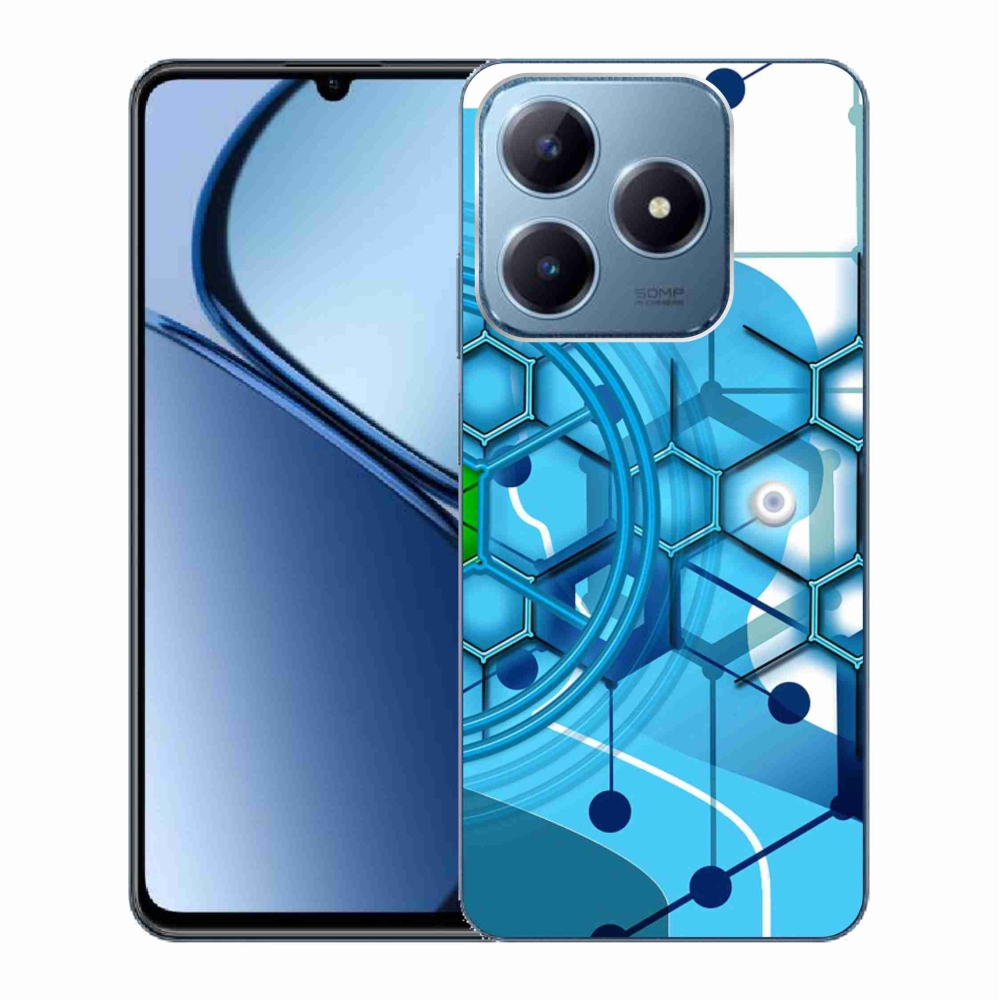 Gél borítás mmCase a Realme C63 készülékhez - absztrakt minta 2