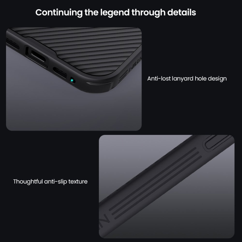 Nillkin CamShield PRO hátlap az Apple iPhone 17 készülékhez Sötétzöld