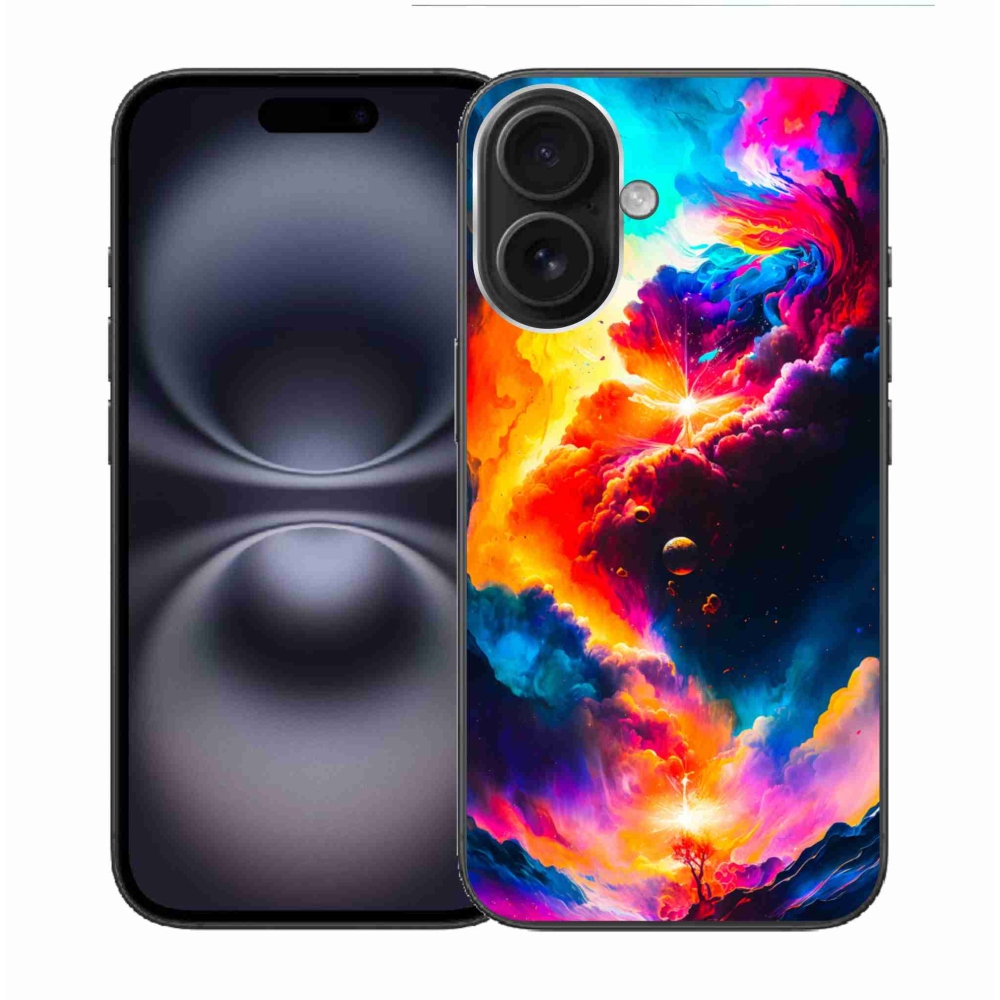 Gél borítás mmCase iPhone 16 készülékhez - absztrakt motívum