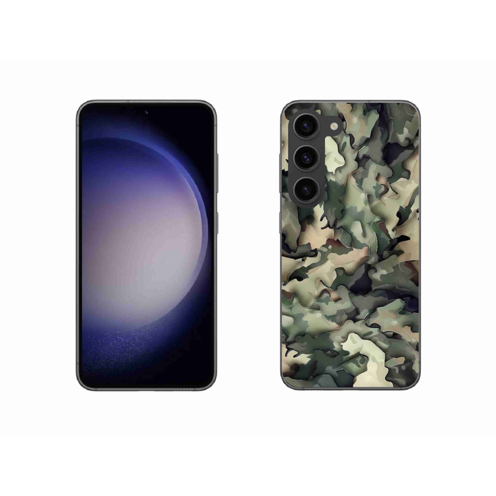 Zselés borítás mmCase Samsung Galaxy S23 5G - terepszínű minta 9