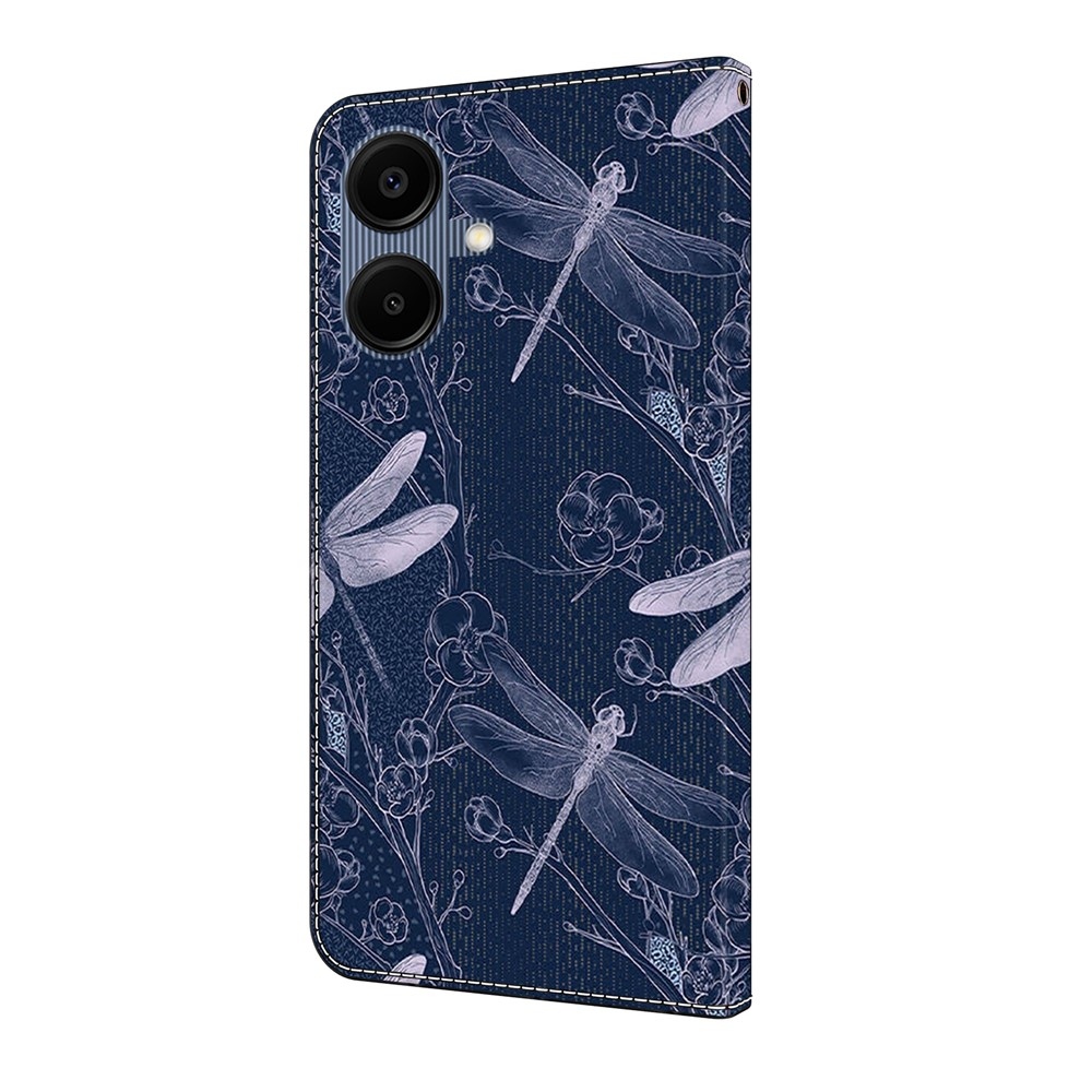 Sima könyves tok Samsung Galaxy A07 4G - szitakötőkhöz