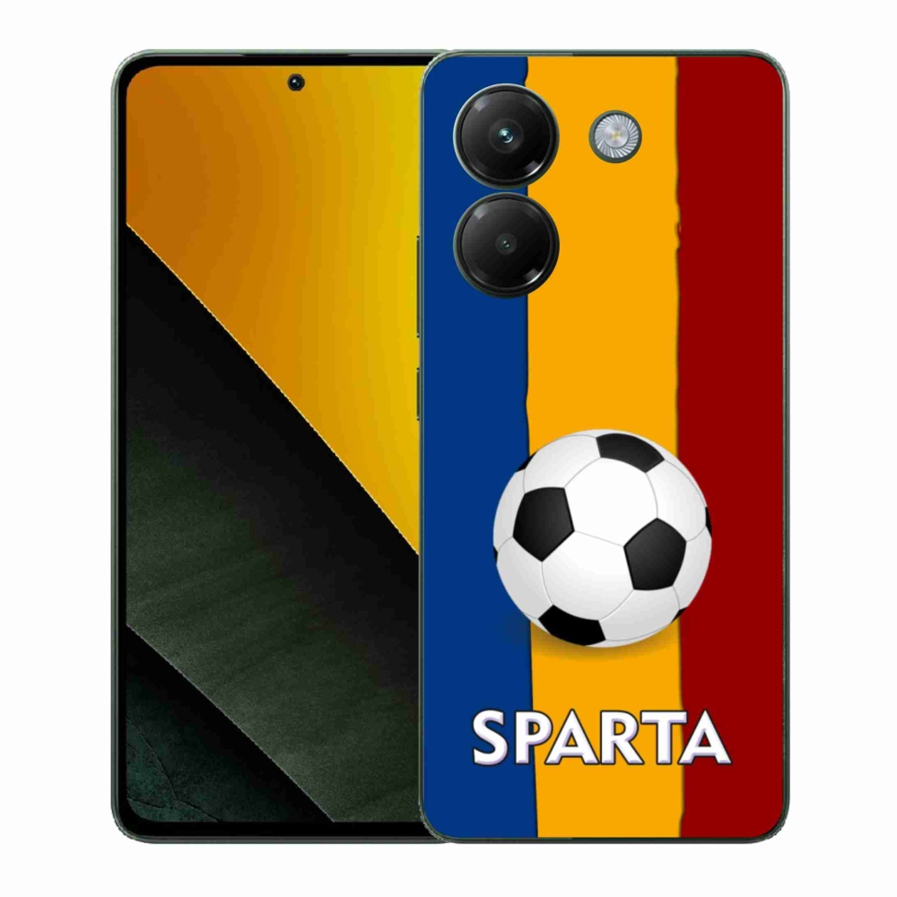 Gél borítás mmCase a Xiaomi Poco M7 Pro 5G számára - futball 1