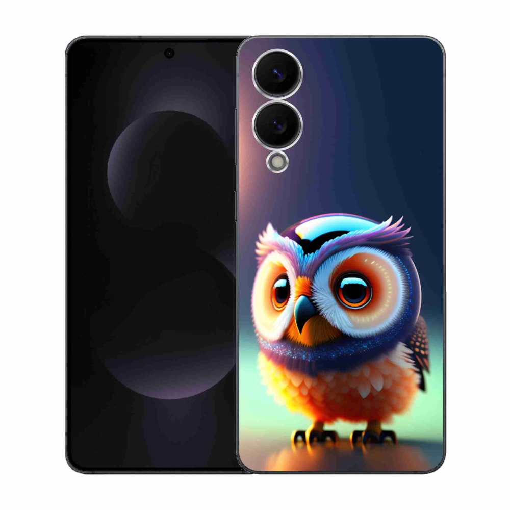 Gél védőhuzat mmCase Samsung Galaxy S25 Edge készülékhez - bagoly