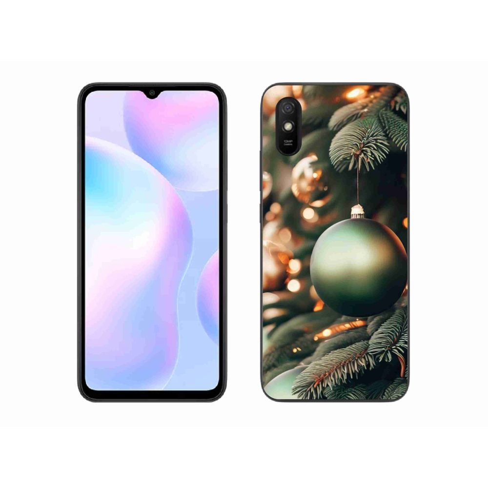 Gél borító mmCase a Xiaomi Redmi 9AT számára - karácsonyi dekorációk 1