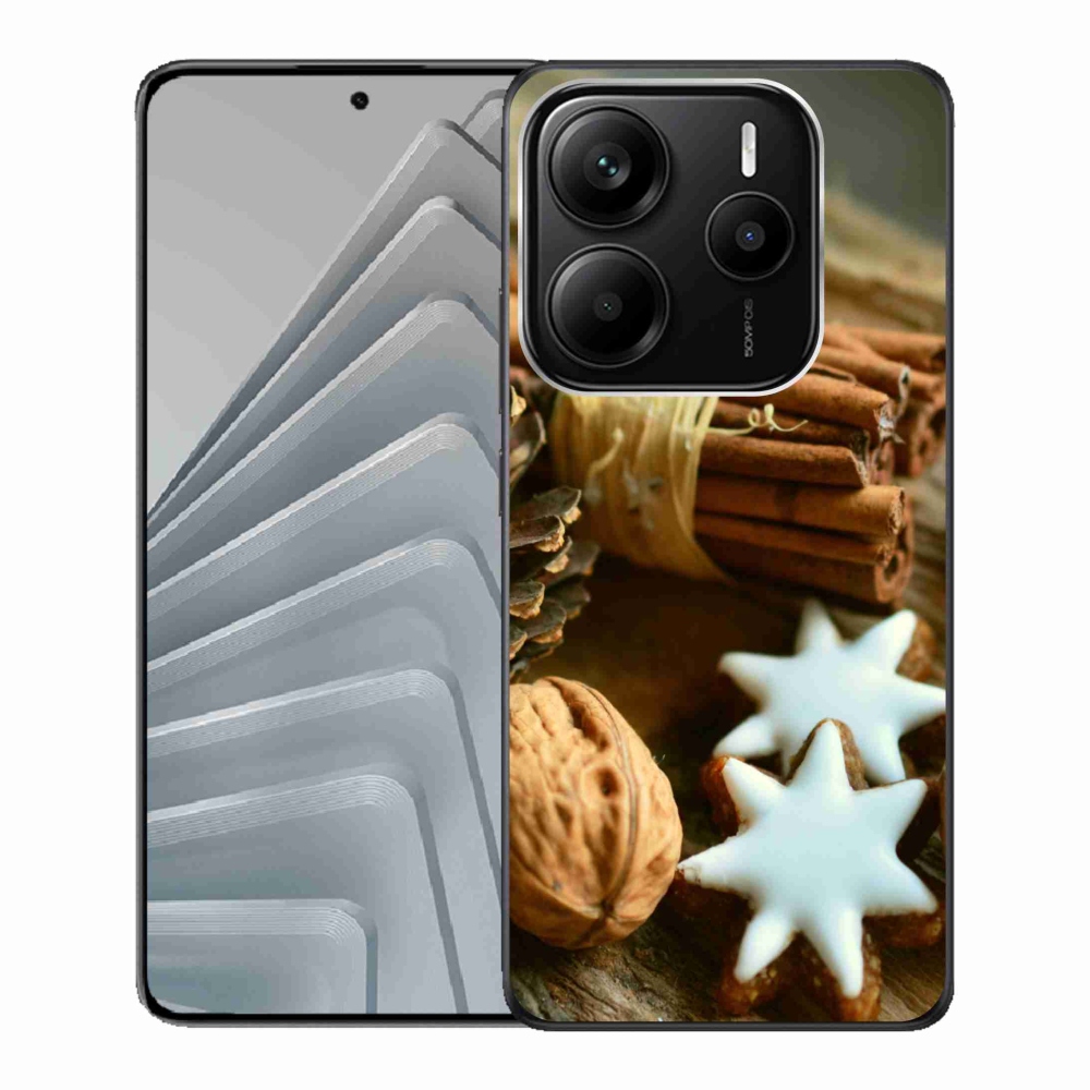 Gél borítás mmCase a Xiaomi Redmi Note 14 5G-hez - fahéj és mézeskalács