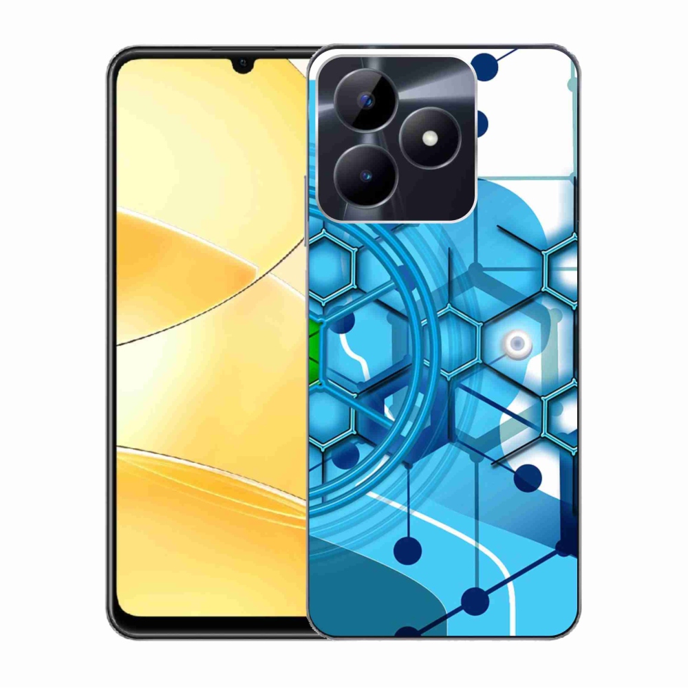 Zselés borítás mmCase a Realme C51/C53 készülékhez - absztrakt minta 2