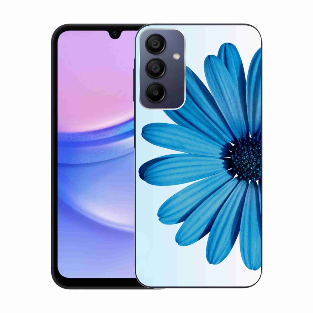 Gél tok mmCase Samsung Galaxy A15 4G/5G készülékhez - kék színű margaréta