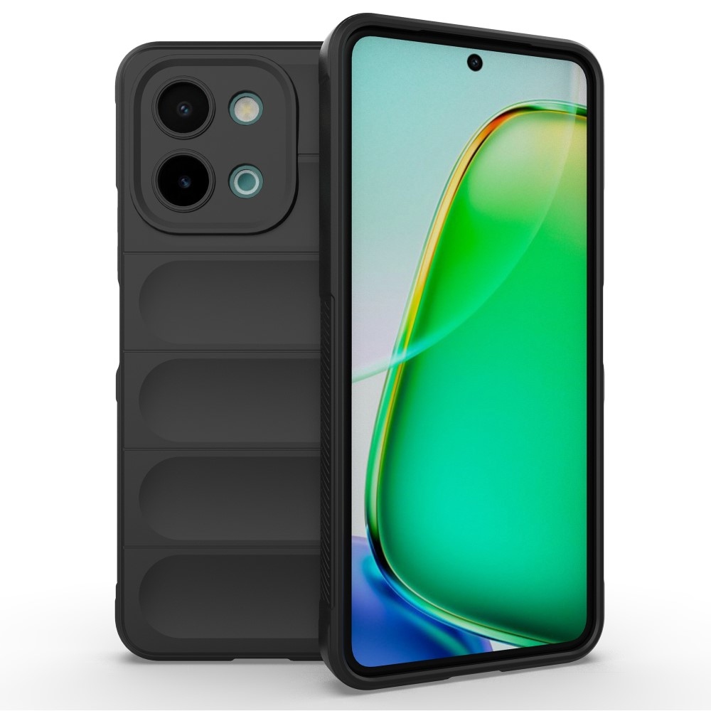 Rugg tartós zselés tok a Vivo Y28-hoz - fekete