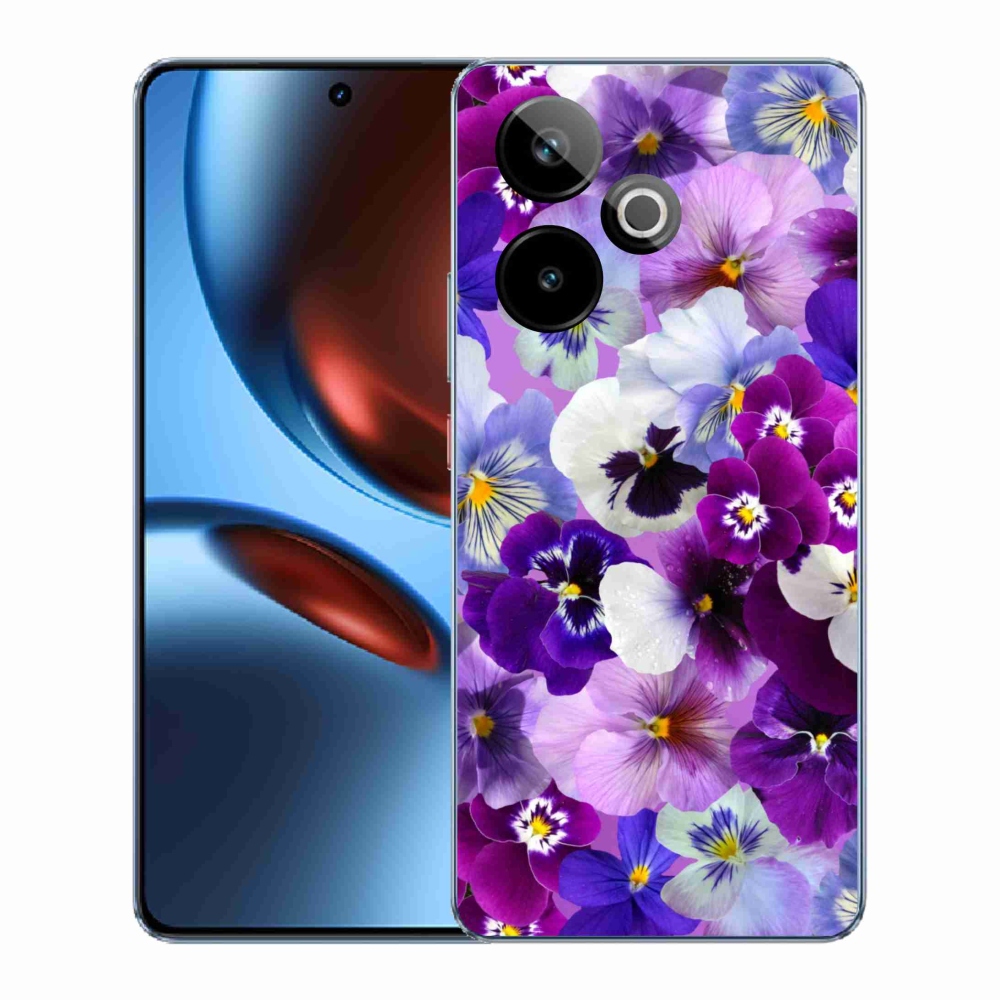 Rugalmas zselés tok mmCase képpel a Realme GT 7 5G/GT 7T 5G - virágok 9