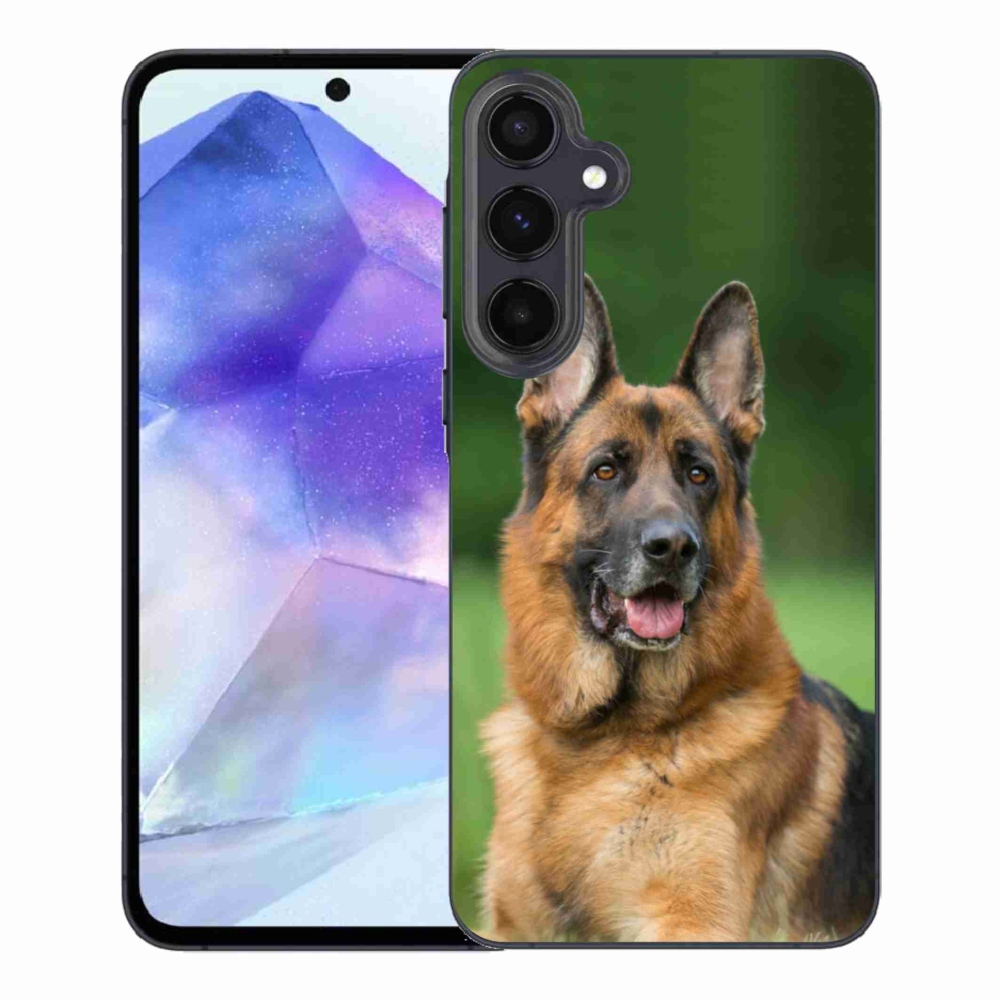 Zselés borítás mmCase Samsung Galaxy A55 5G - Német juhászkutya számára