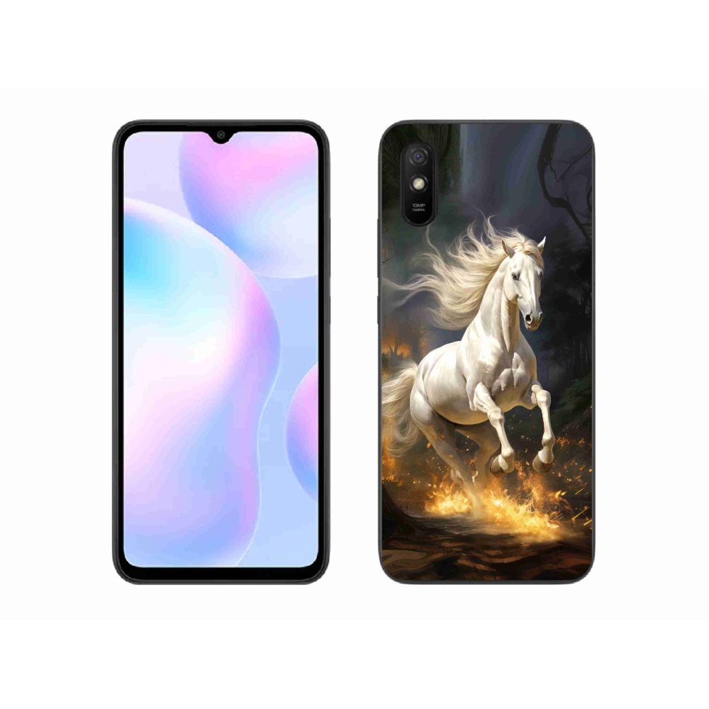 Gél borítás mmCase a Xiaomi Redmi 9A - fehér ló 2