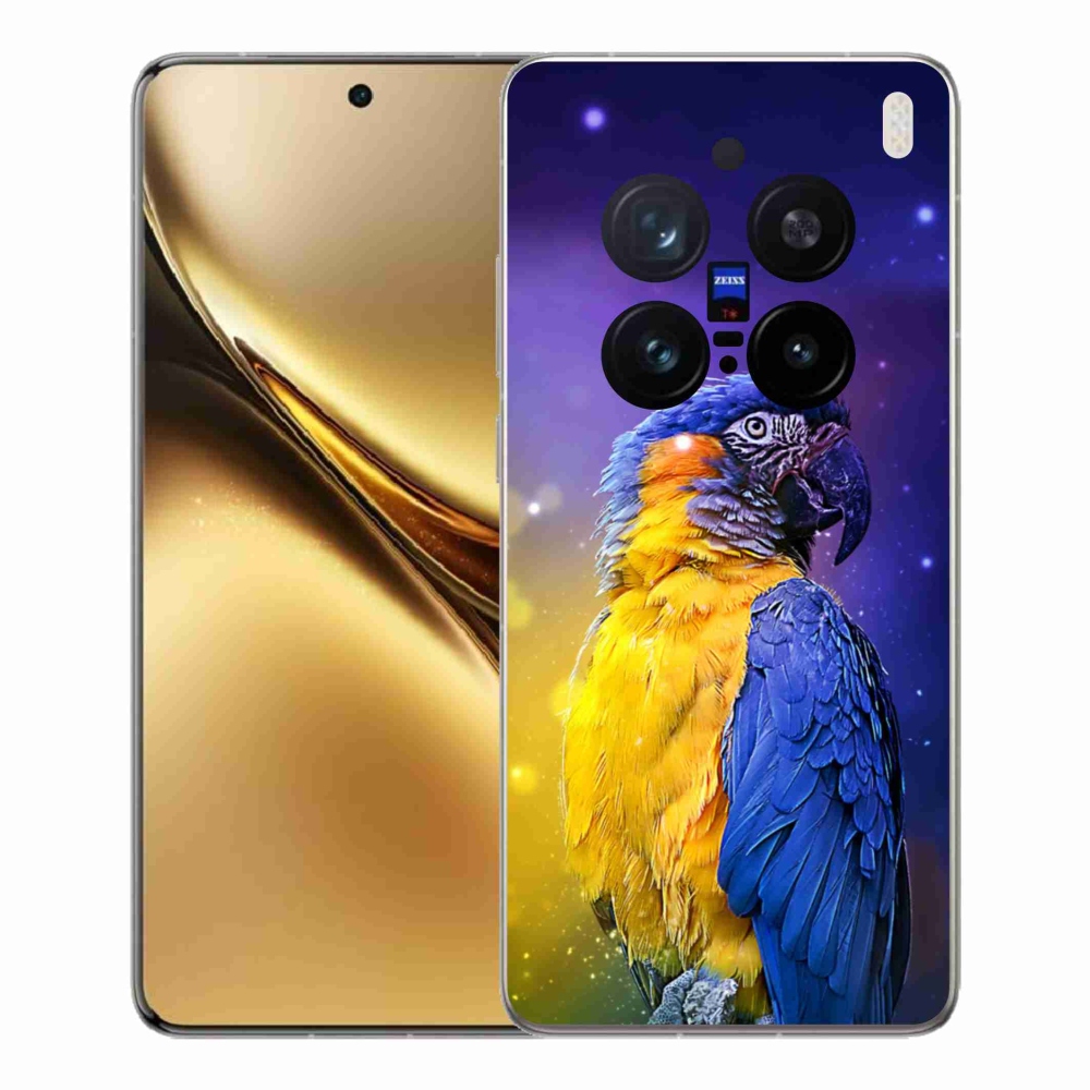 Zselés borítás mmCase a Vivo X200 Pro 5G készülékhez - papagáj ara 1