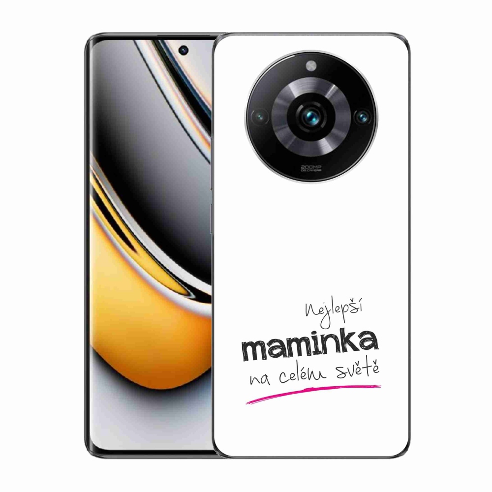 Gél borítás mmCase a Realme 11 Pro/11 Pro+ - legjobb anya 4 fehér háttérrel