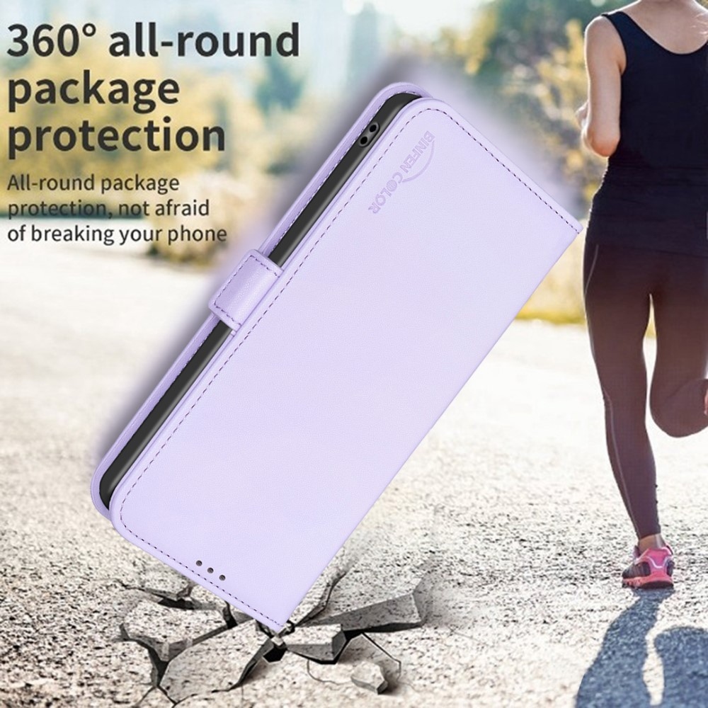 BNF könyv tok Xiaomi Redmi 13 4G/Poco M6 4G - világos lila