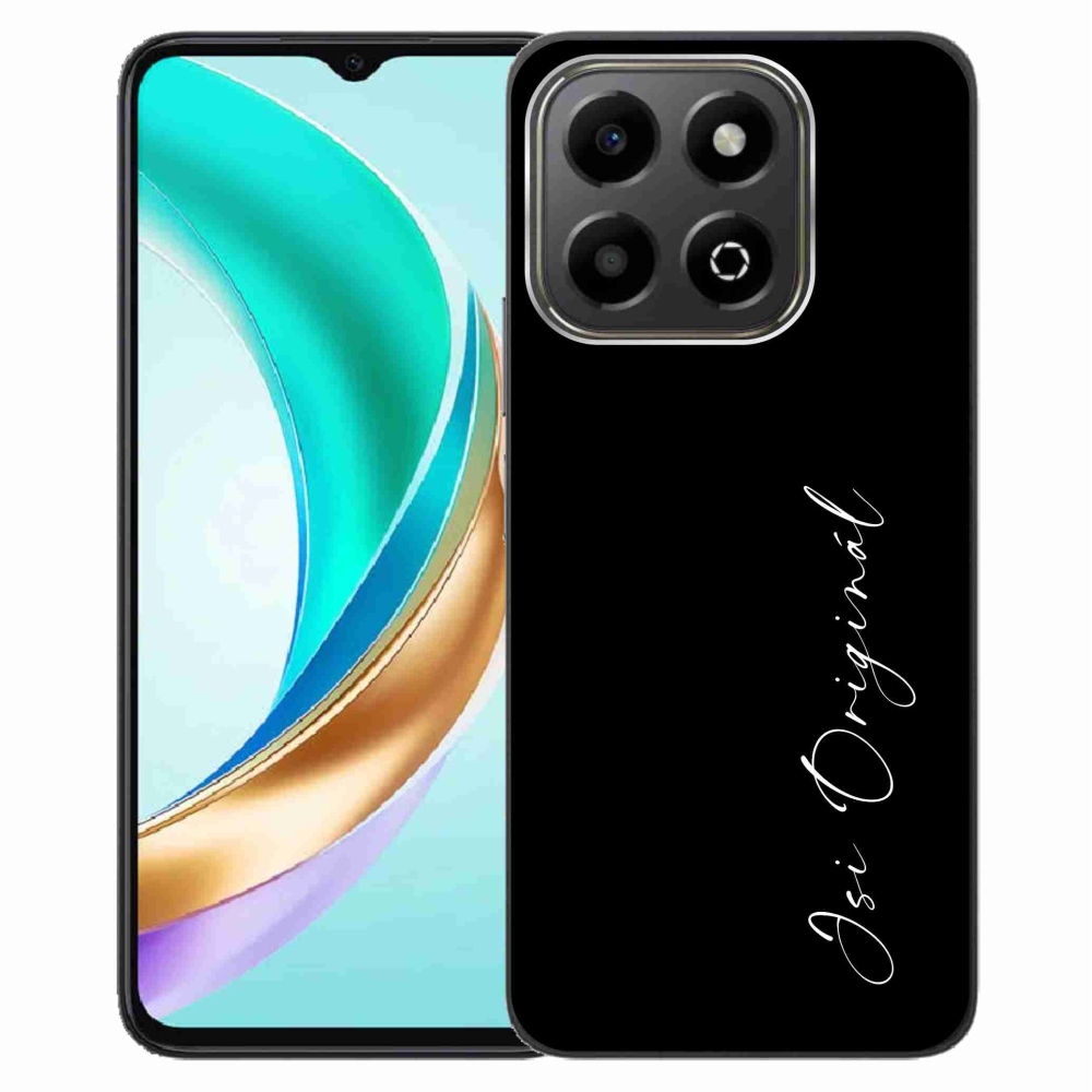 Gél borító mmCase a Honor X6b számára - te vagy az eredeti fekete háttér