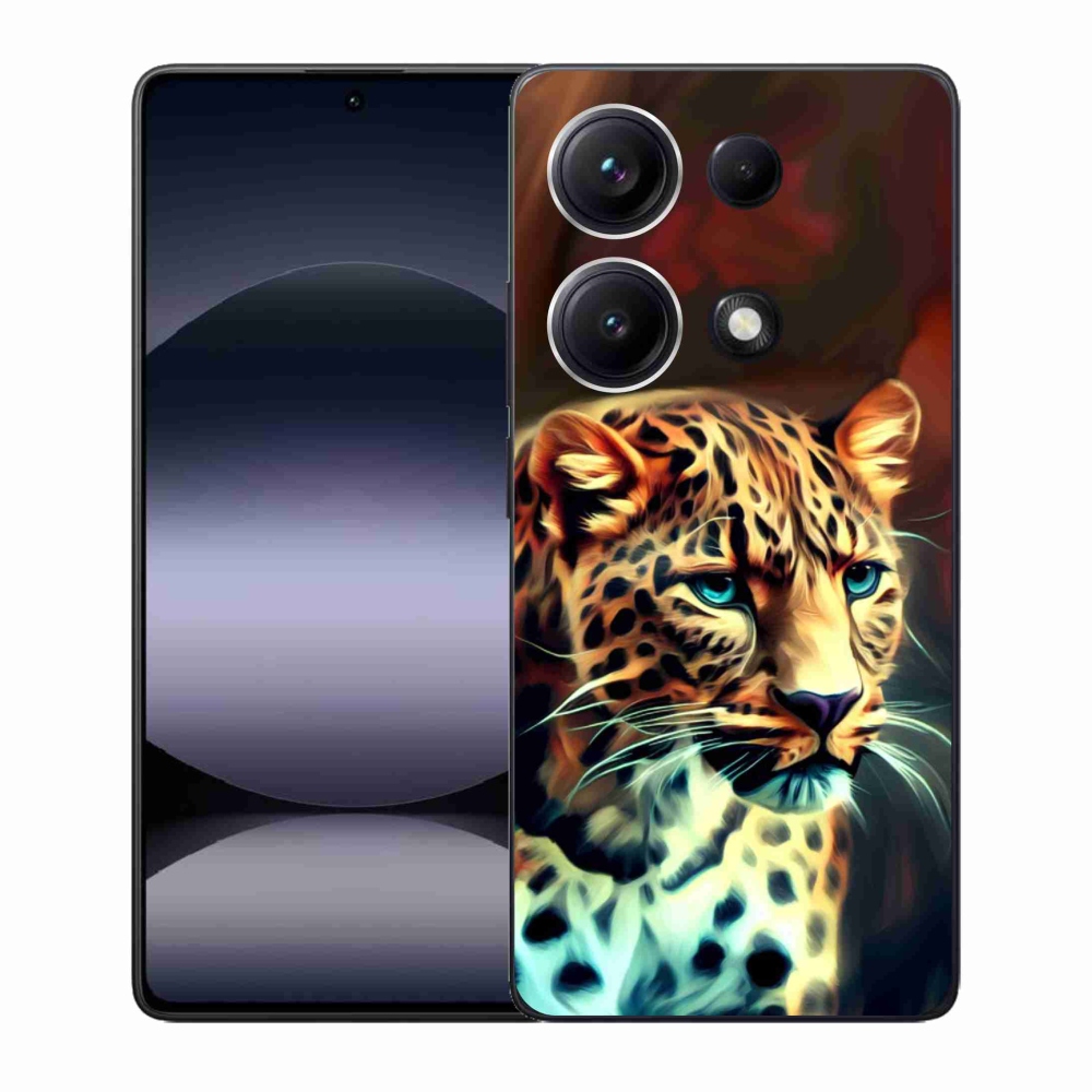 Gél borítás mmCase a Xiaomi Redmi Note 14S-hez - leopárd