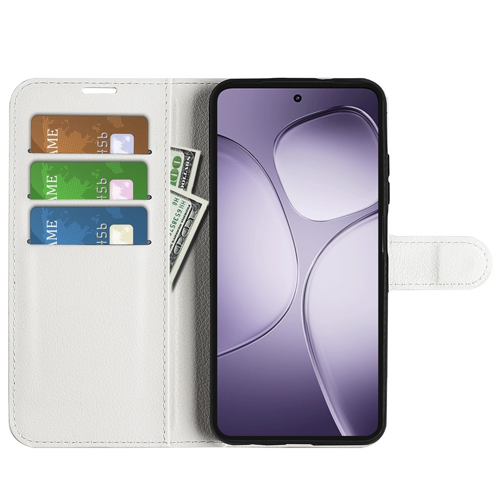 Litchi könyv tok Xiaomi 14T Pro-hoz - fehér