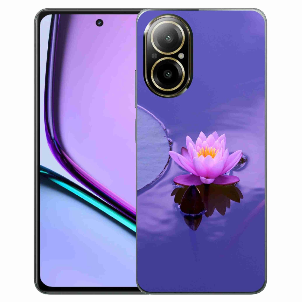 Gél tok mmCase a Realme C67 készülékhez - virág a felületen