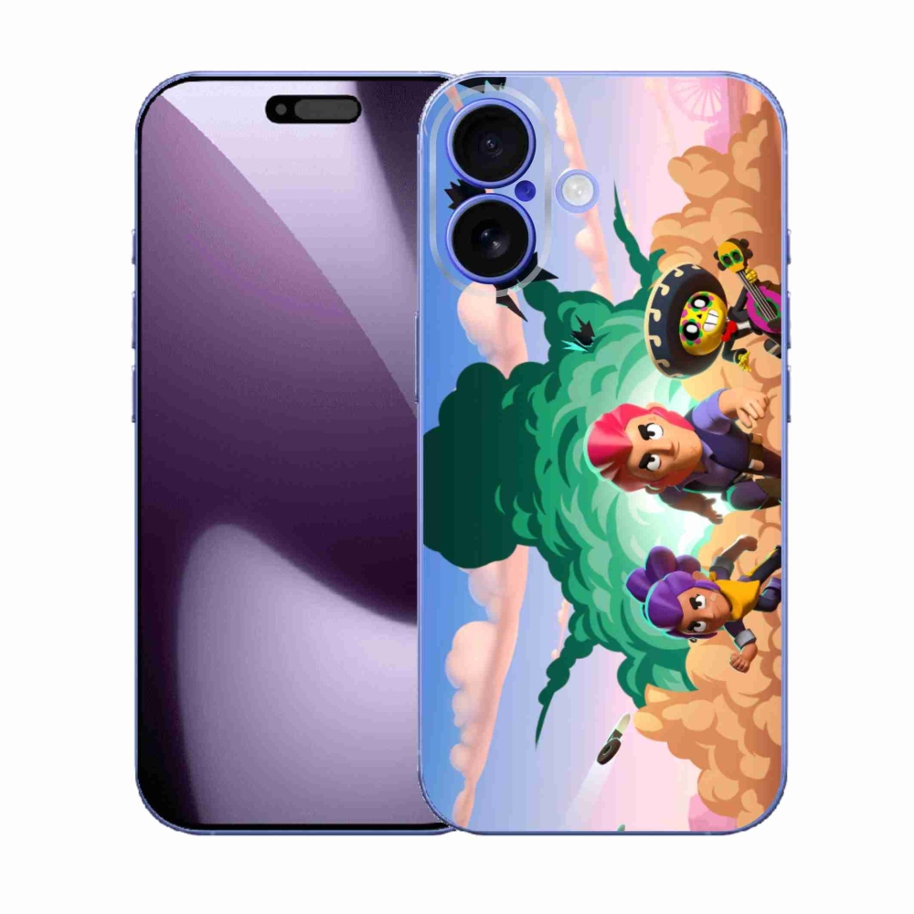 Zselés borítás mmCase iPhone 17 készülékhez - verekedős csillagok