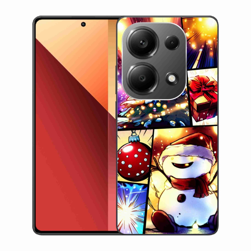 Gél borítás mmCase a Xiaomi Redmi Note 13 Pro 4G/Poco M6 Pro számára - karácsonyi motívumok 1