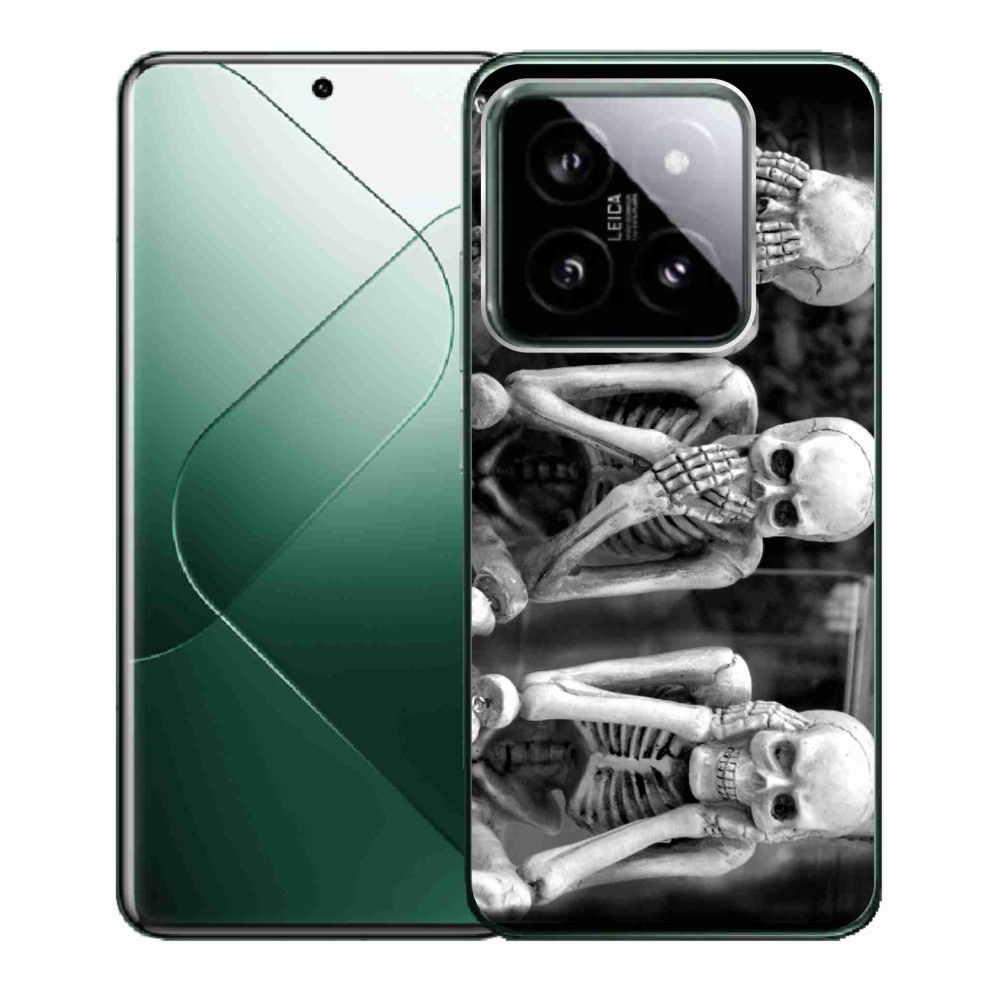 Gél borító mmCase a Xiaomi 14 - csontvázakhoz