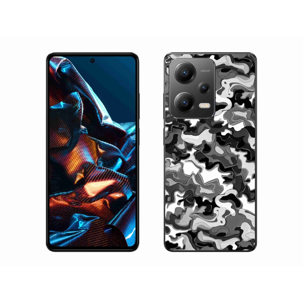 Gél borítás mmCase a Xiaomi Redmi Note 12 Pro 5G-hez - álcázó minta 3