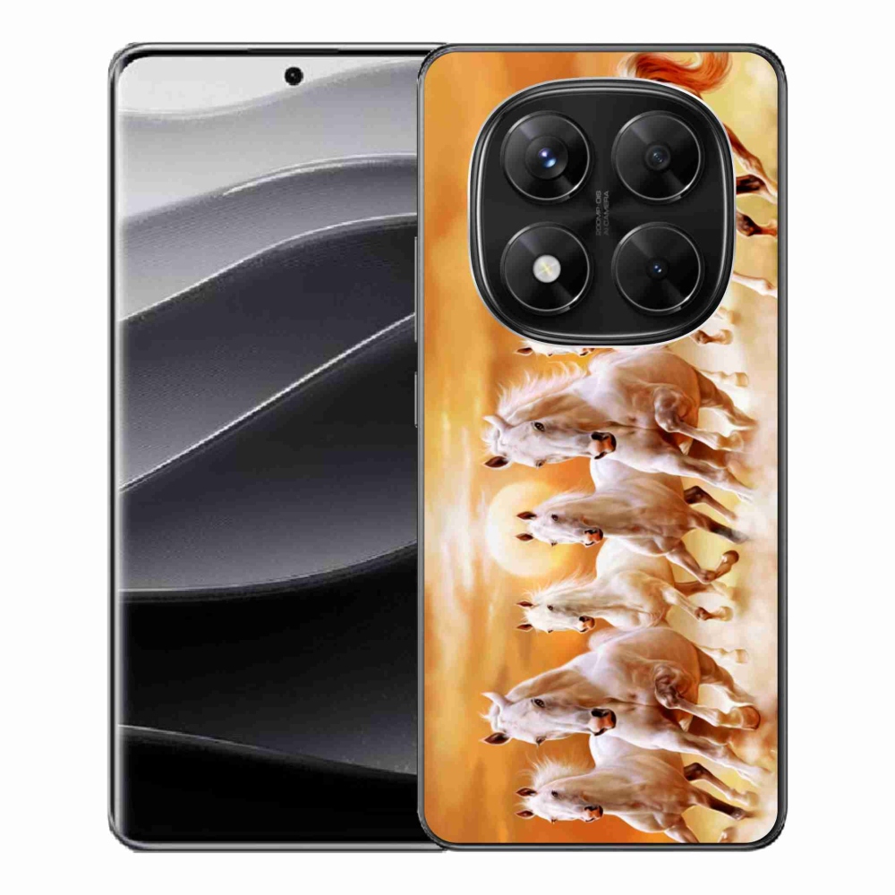 Gél borítás mmCase a Xiaomi Redmi Note 14 Pro 5G/Poco X7 5G számára - lovak 2