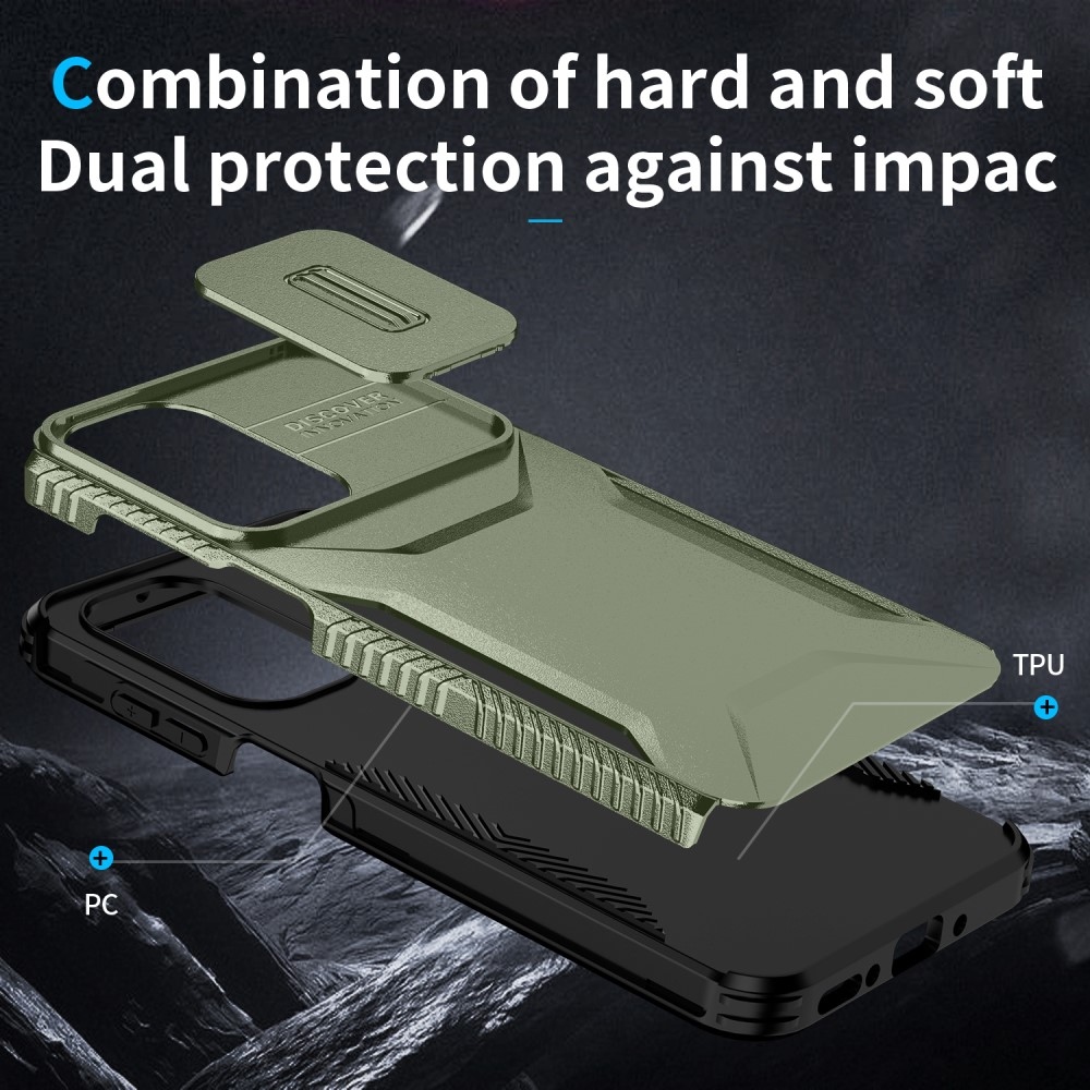 Csúszásálló, tartós borító Samsung Galaxy A26 5G készülékhez - zöld