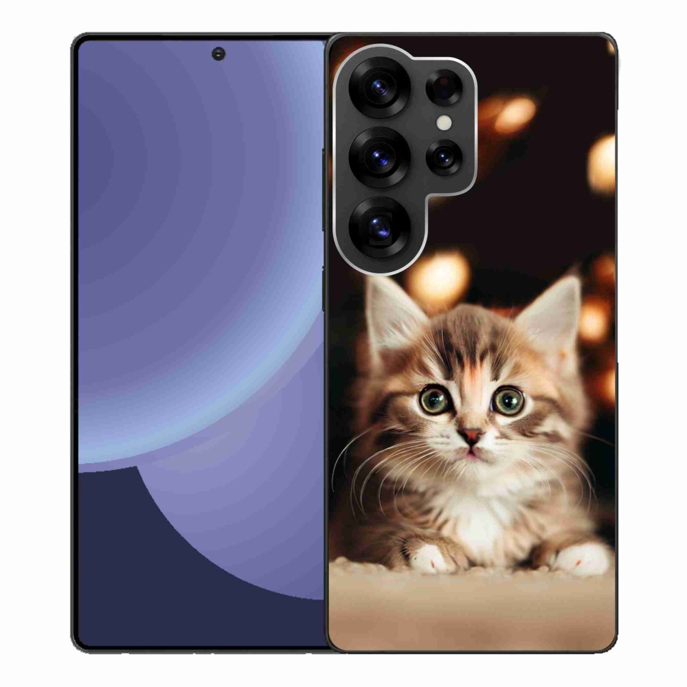 Gél borítás mmCase Samsung Galaxy S25 Ultra - aranyos cica 2