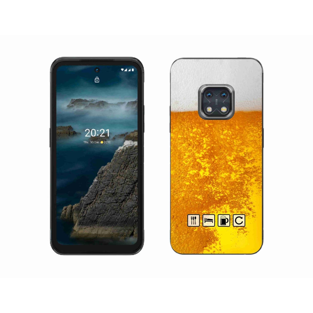 Zselés borítás mmCase a Nokia XR20 készülékhez - sör motívum 3