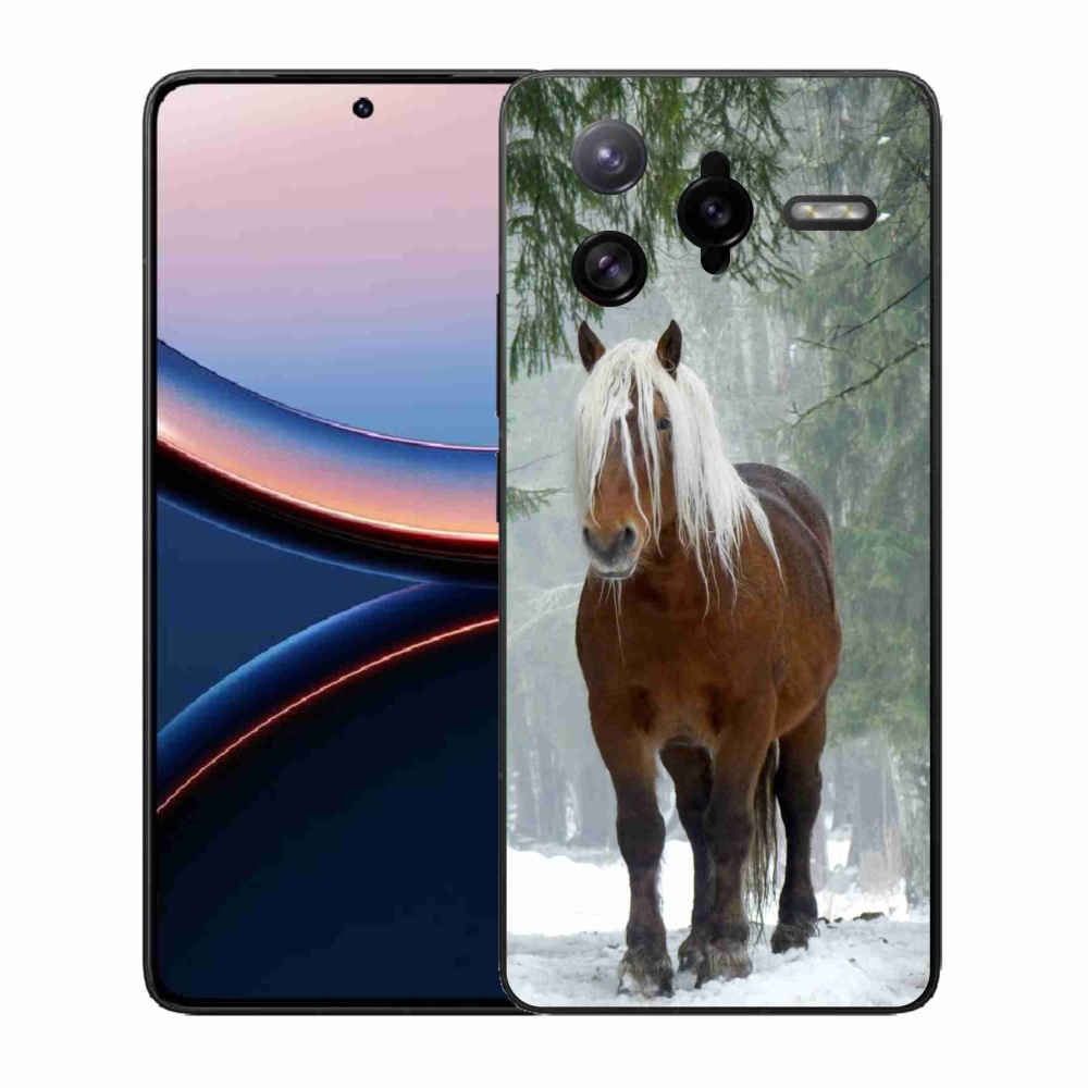 Gél borítás mmCase a Xiaomi Poco F7 Ultra számára - ló az erdőben