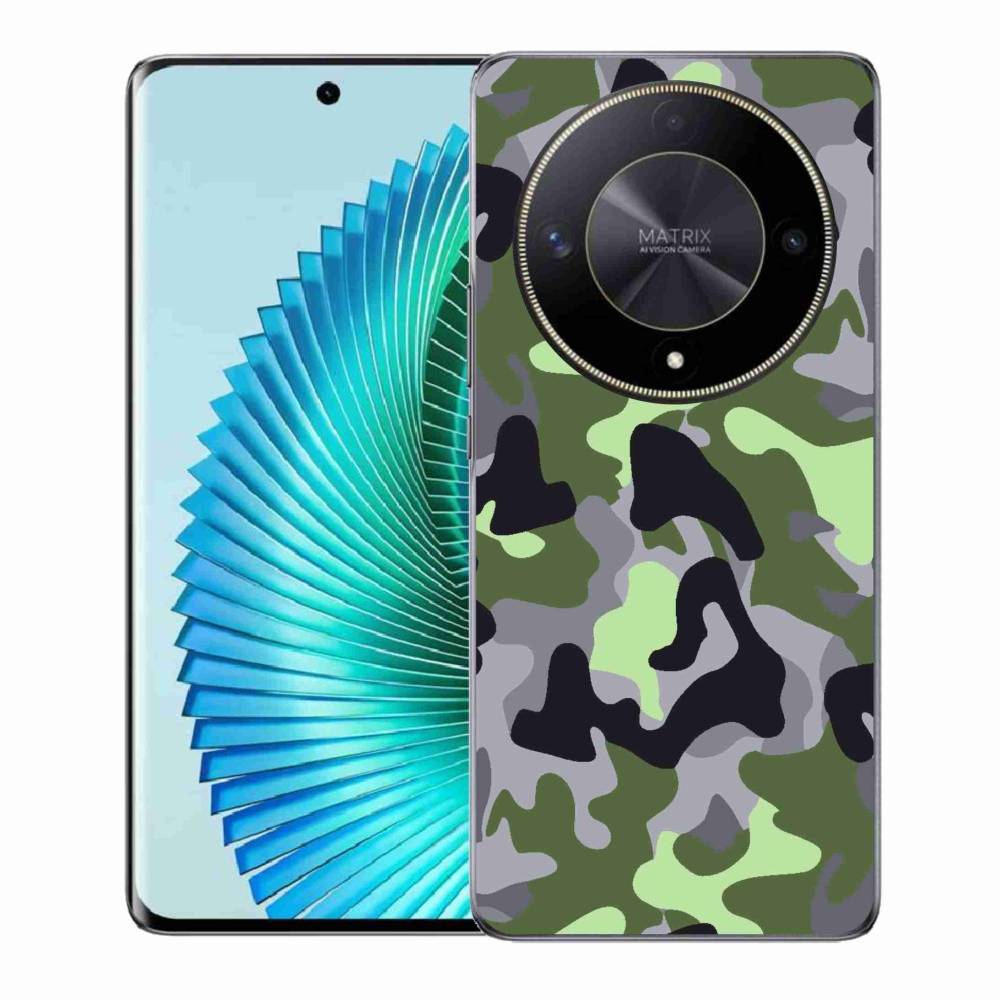 Gél borítás mmCase a Honor Magic 6 Lite 5G számára - álcázó minta 7