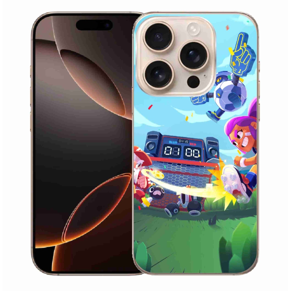 Zselés borítás mmCase iPhone 16 Pro Max készülékhez - verekedős csillagok 1