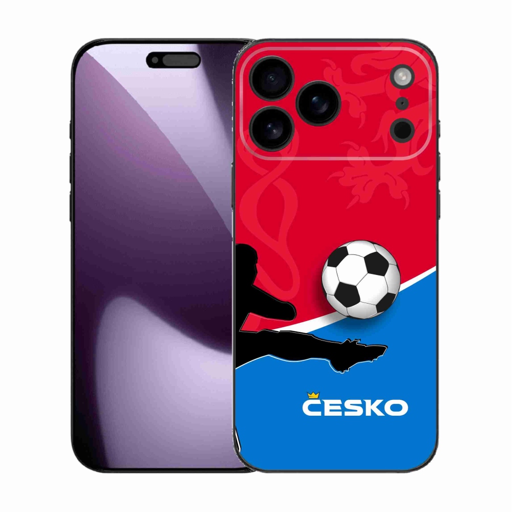 Gél borítás mmCase iPhone 17 Pro Max készülékhez - Labdarúgás Csehország 2