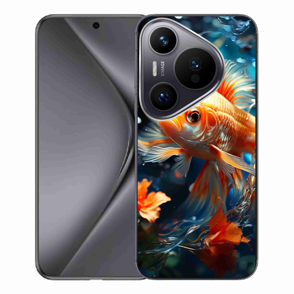 Zselés borítás mmCase a Huawei Pura 70 Pro készülékhez - hal