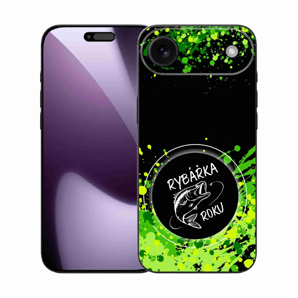 Gél borítás mmCase iPhone 17 Air készülékhez - Az év halászának fekete háttere