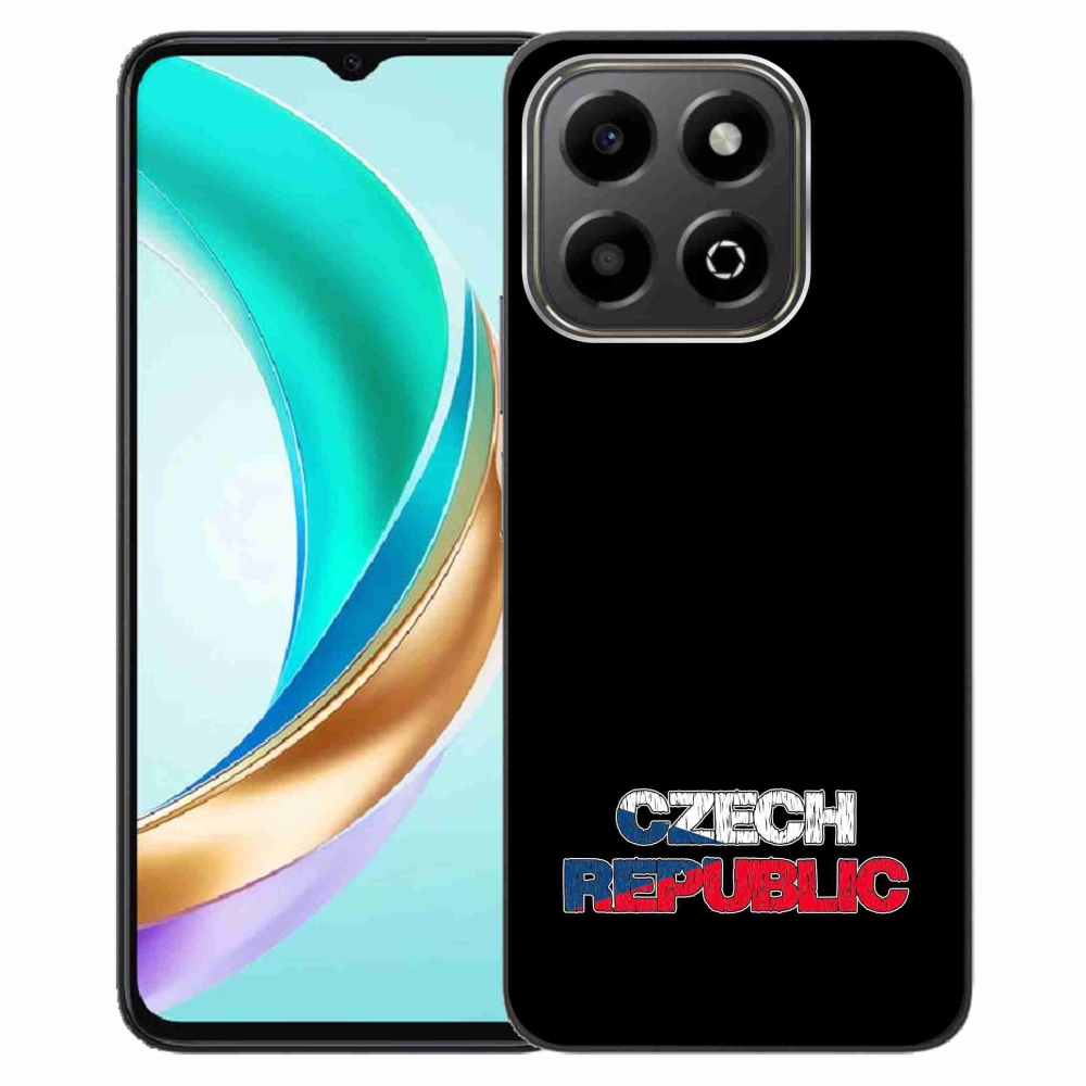 Zselés borítás mmCase a Honor X6b készülékhez - Csehország fekete háttér