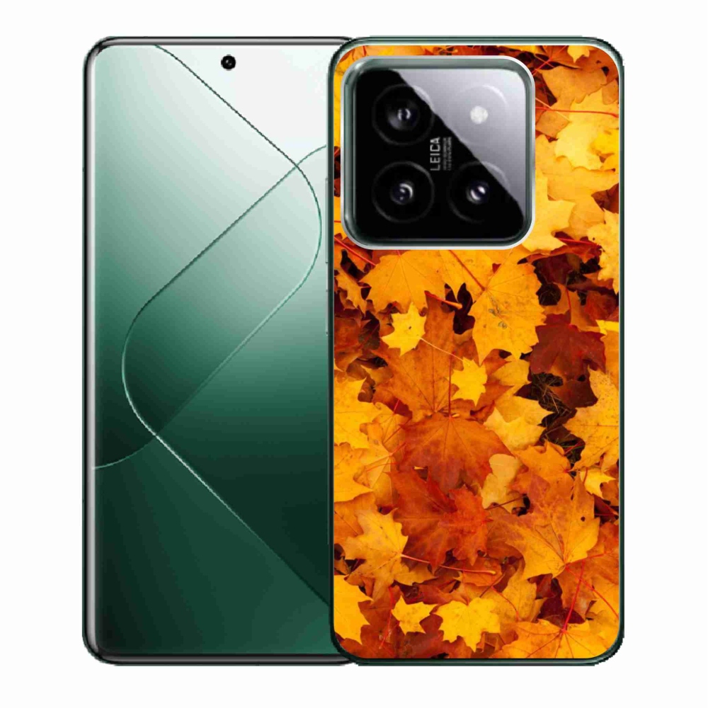 Gél borító mmCase a Xiaomi 14-hez - juharlevelek