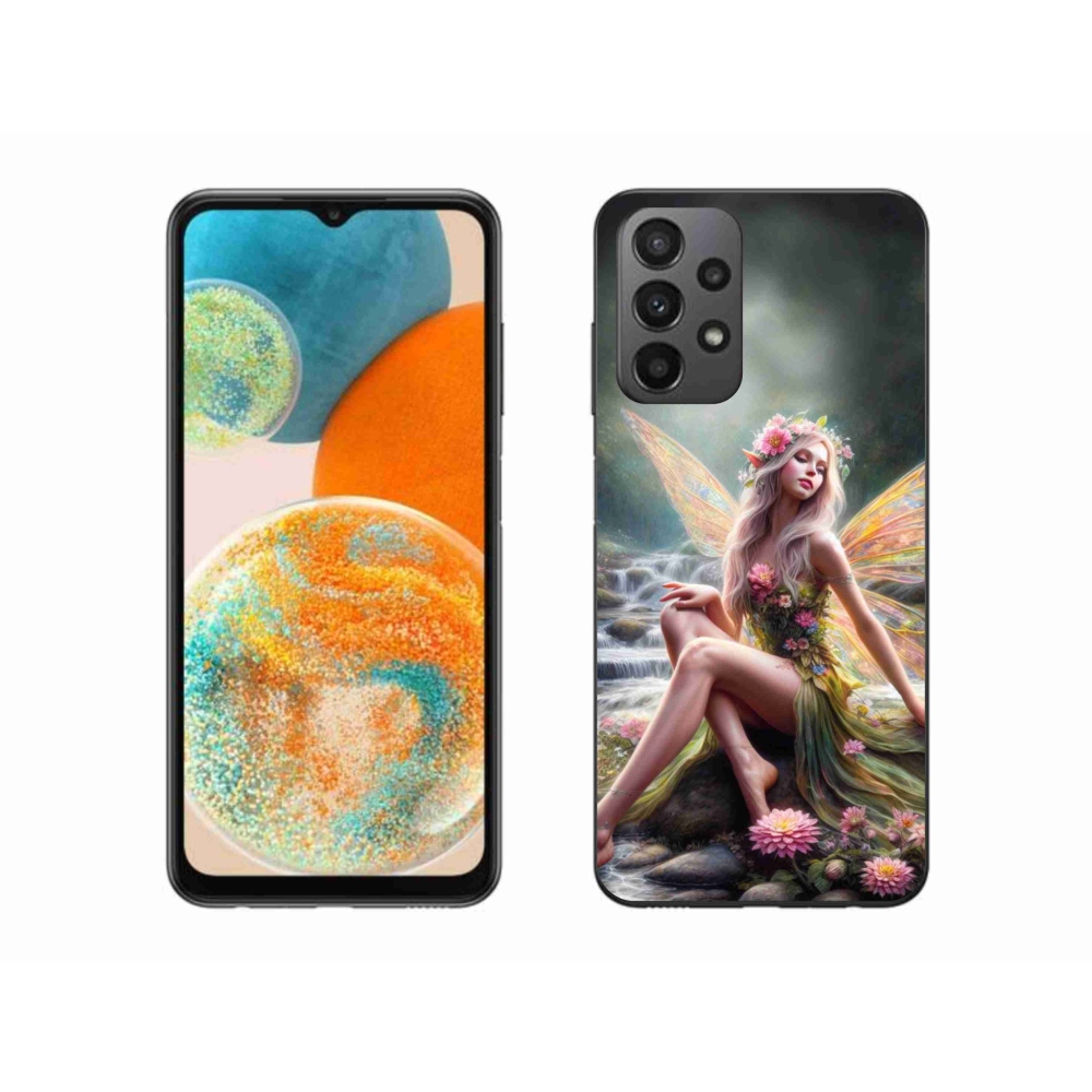 Gél borítás mmCase Samsung Galaxy A23 4G/5G - pillangó nő 1