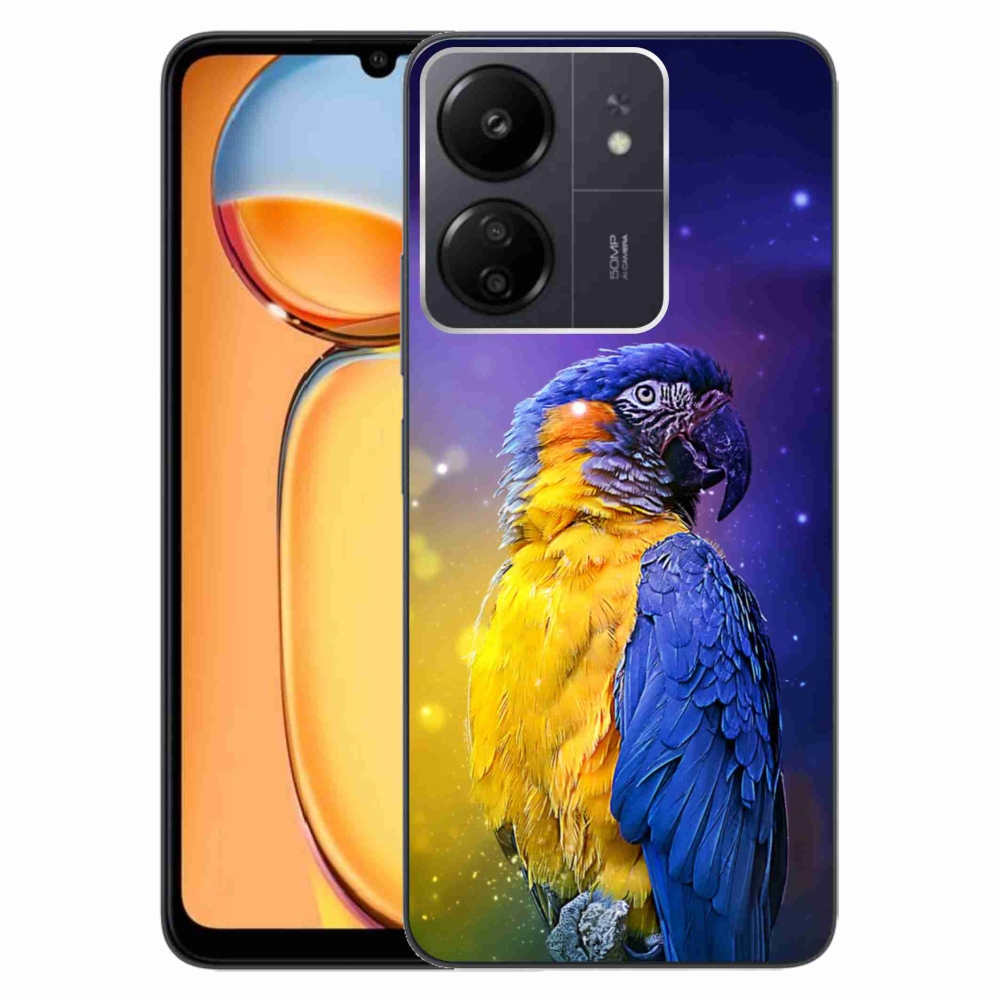 Gél tok mmCase for Xiaomi Poco C65/Redmi 13C - parrot ara 1