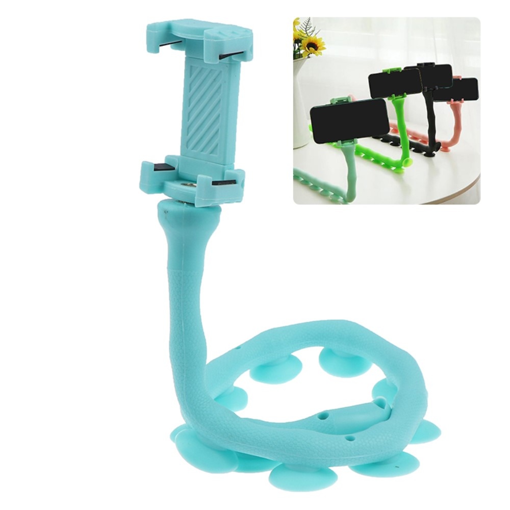 Univerzális forgó tartó tapadókorongokkal 6-os mobiltelefonokhoz - kék színű