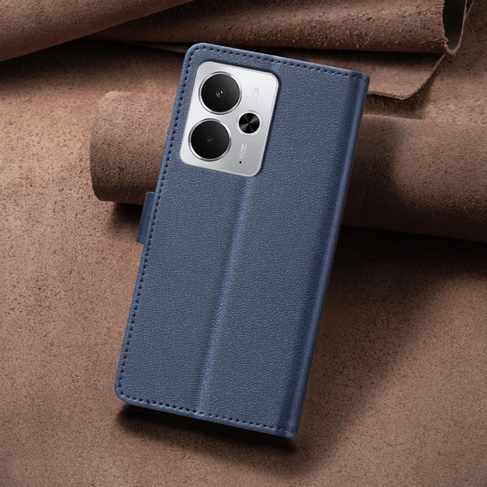 BINFEN könyvtáska a Realme 14 5G készülékhez - kék